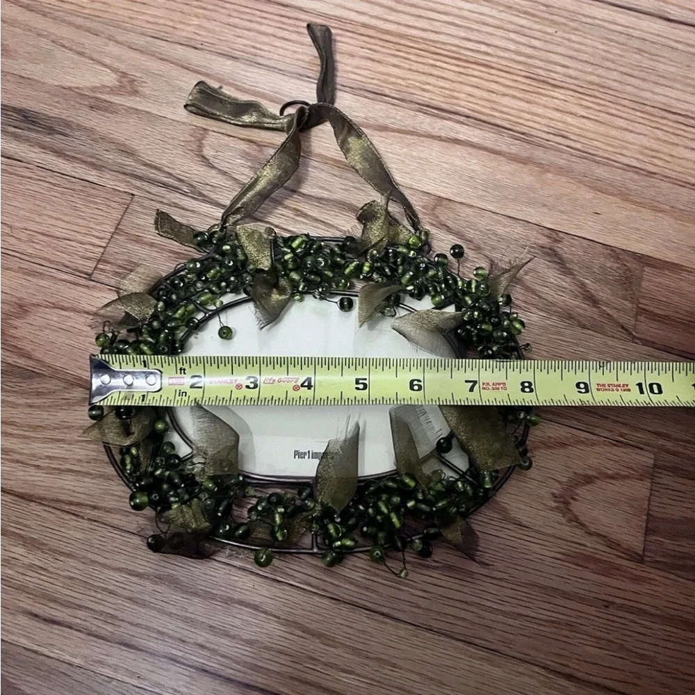 Pier 1 Green and Gold Decorative Picture Frame